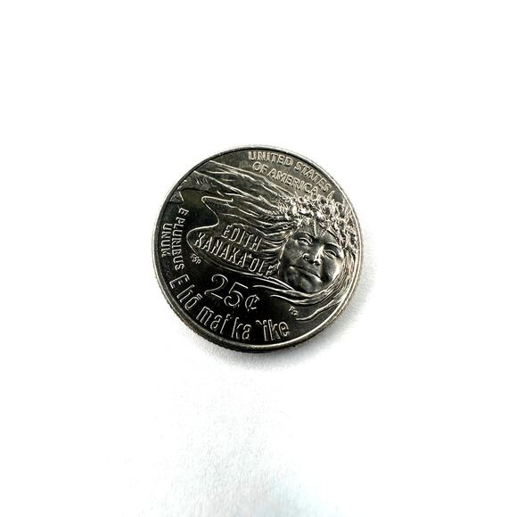 Edith Kanakaole 2023 P 25 Quarter "IN COD WE TRUST" Error $0.25 - Picture 7 of 8